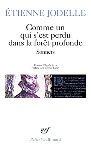 Stock image for Comme un qui s'est perdu dans la fort profonde: Sonnets for sale by Gallix