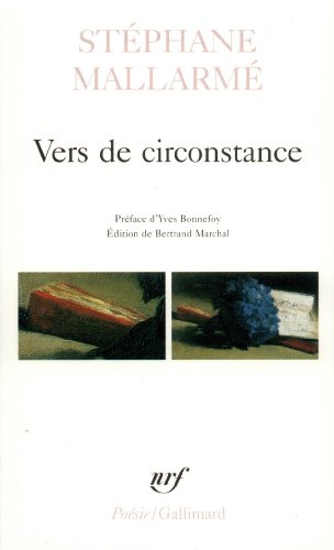 Stock image for Vers de Circons AV Ined (Poesie/Gallimard) (French Edition) for sale by More Than Words