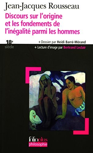 Stock image for Discours sur l'origine et les fondements de l'ingalit parmi les hommes for sale by Librairie Th  la page