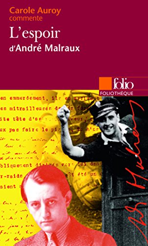 Stock image for L'espoir d'Andr Malraux (Essai et dossier) for sale by Librairie Pic de la Mirandole