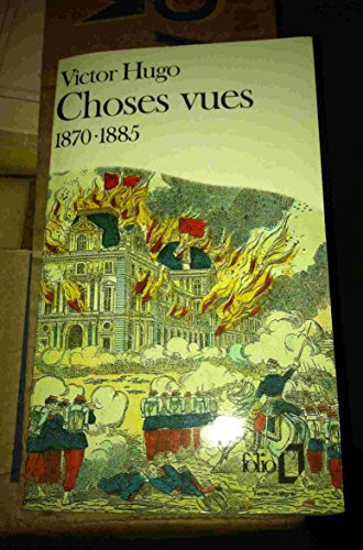 Beispielbild fr Choses vues / souvenirs, journaux, cahiers. / 1870-1885 zum Verkauf von medimops