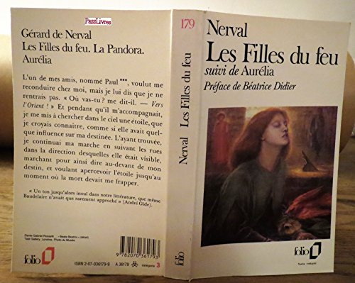 Imagen de archivo de Les Filles du Feu, La Pandora, Aurelia a la venta por Better World Books