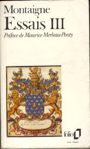 Beispielbild fr ESSAIS (FOLIO (DOMAINE PUBLIC)) zum Verkauf von The Maryland Book Bank