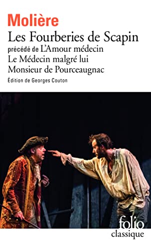 Stock image for Les Fourberies de Scapin. L'Amour mdecin. Le Mdecin malgr lui. Monsieur de Pourceaugnac for sale by Ammareal