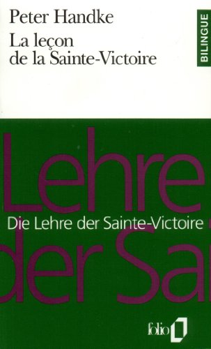 9782070384389: La Leon de la Sainte-Victoire/Die Lehre der Sainte-Victoire