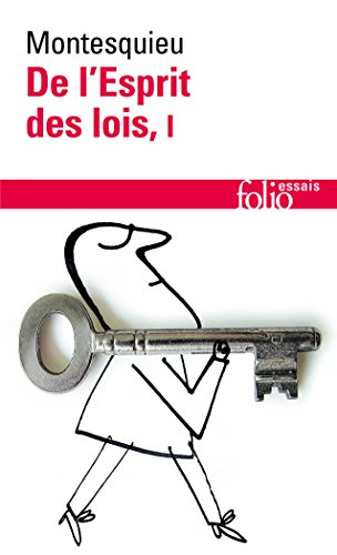 Stock image for De l'esprit des lois, tome 1 for sale by medimops
