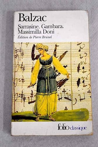 Stock image for SARRASINE / GAMBARA / MASSIMILLA DONI for sale by ThriftBooks-Dallas