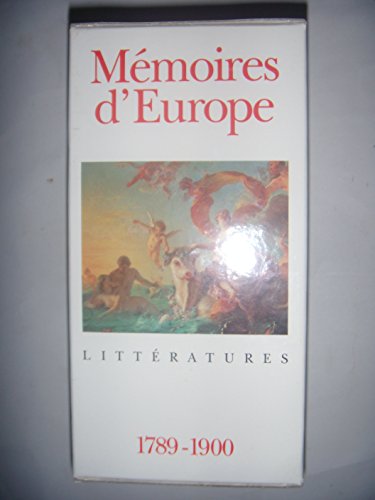 9782070398089: Mmoires d'Europe I, II, III: Anthologie des littratures europennes