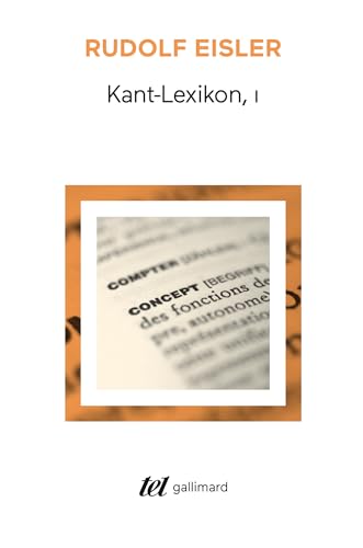 Beispielbild fr Kant-Lexikon (1) (French Edition) zum Verkauf von Gallix