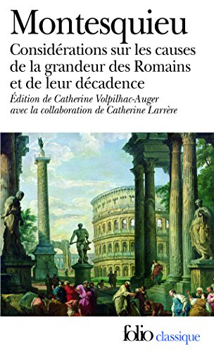 Consider Sur Les Causes (Folio (Gallimard)) (French Edition) (9782070400966) by Montesquieu