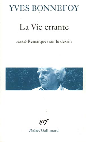 9782070403592: Vie Errante Remarques (Poesie/Gallimard)