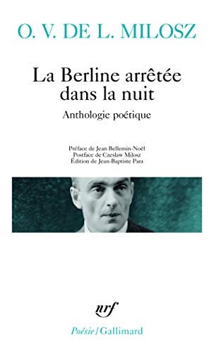 9782070406296: La Berline Arretee Dans La Nuit: Anthologie Poetique (Collection Poesie)