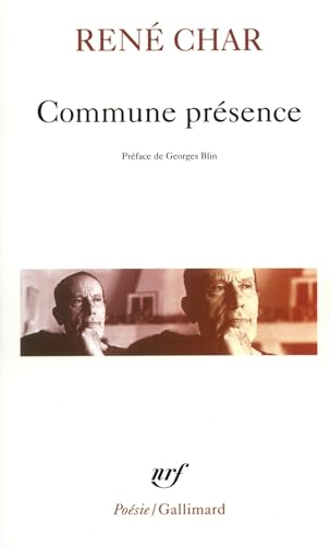 9782070407392: Commune Presence: A40739 (Poesie/Gallimard)