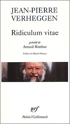 Beispielbild fr Ridiculum vitae/Artaud Rimbur zum Verkauf von LeLivreVert