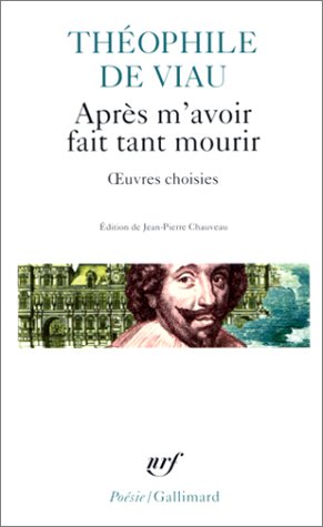 Stock image for Apres m'avoir fait tant mourir: A41947 (Poesie/Gallimard) for sale by WorldofBooks