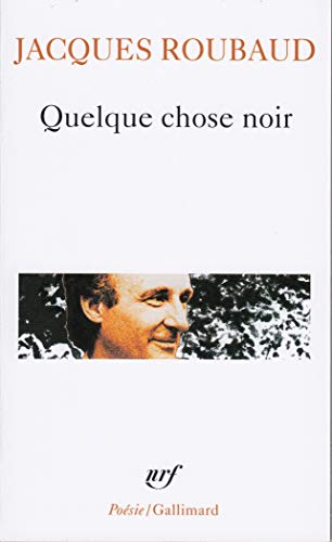 9782070420810: Quelque chose noir: A42081 (Poesie/Gallimard)