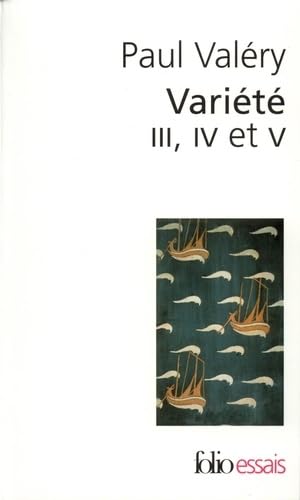 Beispielbild fr Variete 3 4 5: A42362 (Folio Essais) zum Verkauf von WorldofBooks