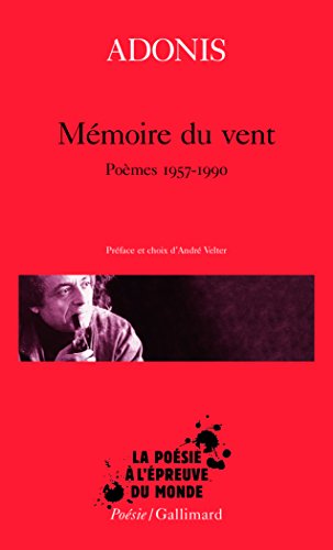 Memoire Du Vent (9782070424139) by Adonis