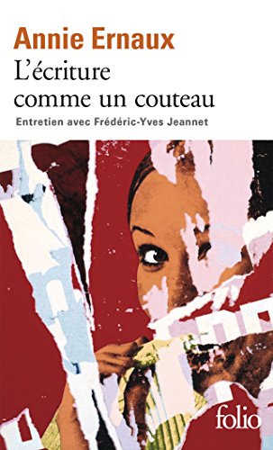 Imagen de archivo de L'Ecriture Comme UN Couteau: Entretien Avec Frederic-Yves Jeannet a la venta por Revaluation Books