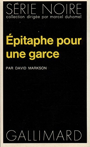 Beispielbild fr   pitaphe pour une garce [FRENCH LANGUAGE - No Binding ] zum Verkauf von booksXpress