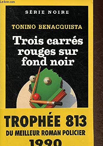 Stock image for Trois carres rouges sur fond noir for sale by Better World Books