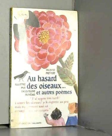 Stock image for Au hasard des oiseaux, et autres pomes for sale by medimops