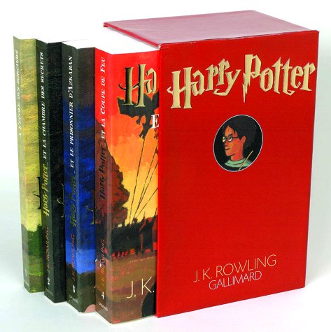 9782070545193: Coffret en 4 volumes : Tome 1, Harry Potter  l'cole des sorciers ; Tome 2, Harry Potter et la Chambre des Secrets ; Tome 3, Harry Potter et le ... ; Tome 4, Harry Potter et la Coupe de Feu