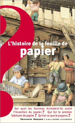 Beispielbild fr L'histoire de la feuille de papier zum Verkauf von Ammareal