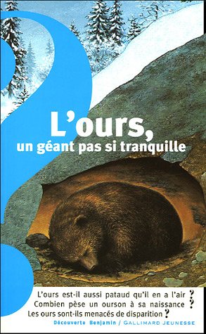 Stock image for L'ours, un gant pas si tranquille for sale by Ammareal