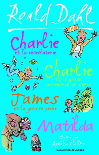 Imagen de archivo de Charlie et la chocolaterie - Charlie et le grand ascenseur de verre - James et la grosse pche - Matilda a la venta por medimops