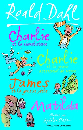 9782070578283: Charlie et la chocolaterie - Charlie et le grand ascenseur de verre - James et la grosse pche - Matilda (Grand format littrature - Romans Junior) (French Edition)