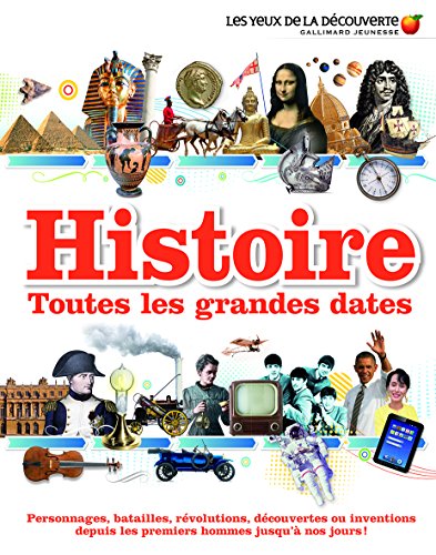 Beispielbild fr Histoire, Toutes Les Grandes Dates : Personnages, Batailles, Rvolutions, Dcouvertes Ou Inventions zum Verkauf von RECYCLIVRE