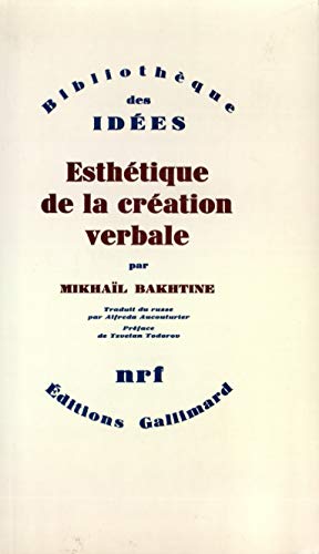 Imagen de archivo de Esthtique de la cration verbale a la venta por LiLi - La Libert des Livres