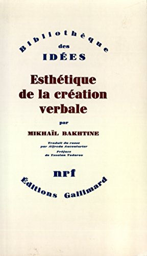 Stock image for Esthtique de la cration verbale for sale by Ammareal