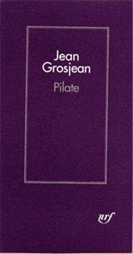 Pilate (9782070700943) by Grosjean, Jean