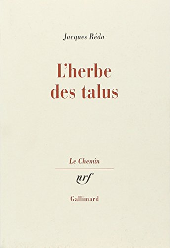 L'Herbe des talus (9782070701469) by RÃ©da, Jacques