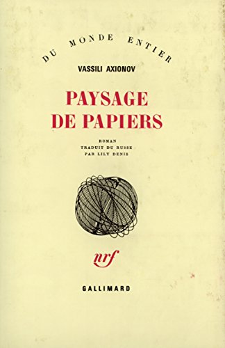 Stock image for Paysage de Papiers. Roman for sale by Zubal-Books, Since 1961