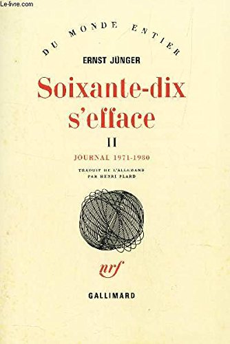 9782070703043: Soixante-dix s'efface tome II : 1971-1980