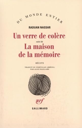 9782070703265: Un Verre de colre / La Maison de la mmoire