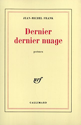 9782070704897: Dernier dernier nuage