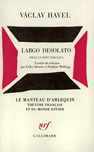 Beispielbild fr Largo Desolato: Pi�ce en sept tableaux zum Verkauf von Wonder Book