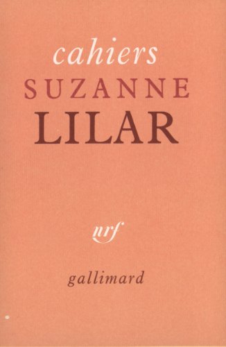 Beispielbild fr Cahiers Suzanne Lilar zum Verkauf von LE PIANO-LIVRE