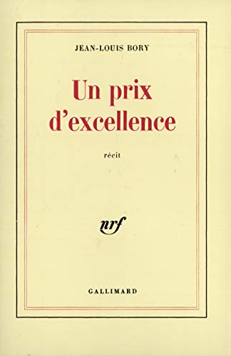 Un prix d'excellence (ISBN 9783906065519)