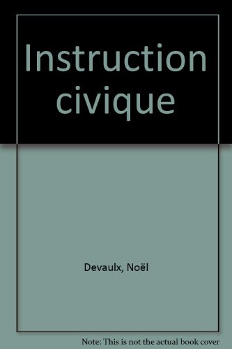 Stock image for Instruction civique for sale by Ammareal