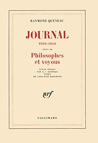 Beispielbild fr Journal, 1939-1940 : Philosophes et voyous zum Verkauf von LIVREAUTRESORSAS