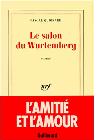 Beispielbild fr Le Salon du Wurtemberg zum Verkauf von Wonder Book