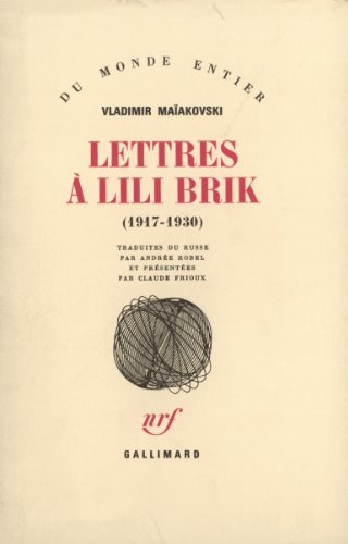 9782070707263: Lettres  Lili Brik: (1917-1930)