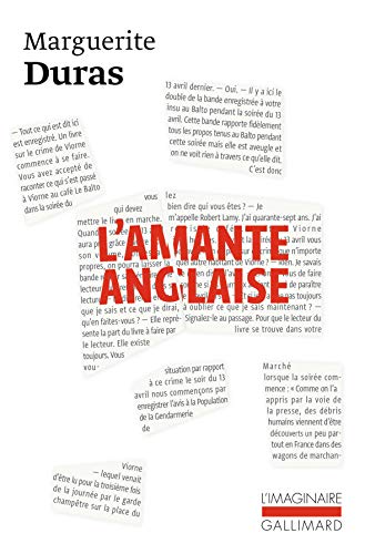 Stock image for L'Amante Anglaise for sale by SecondSale