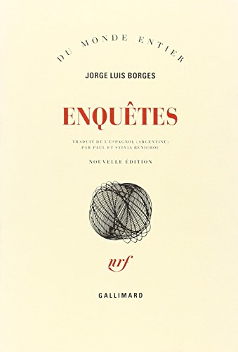 EnquÃªtes (9782070708086) by Borges, Jorge Luis