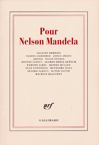 Imagen de archivo de Pour Nelson Mandela a la venta por Gallix